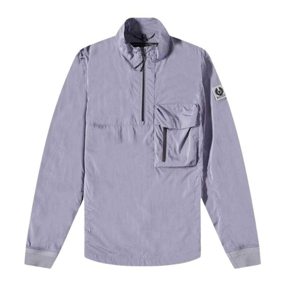Belstaff Mens Windstopper Quarter Zip Jacket / Light Purple